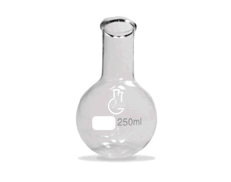 Vidrarias Balão de Fundo Redondo Sem Junta 50 Ml